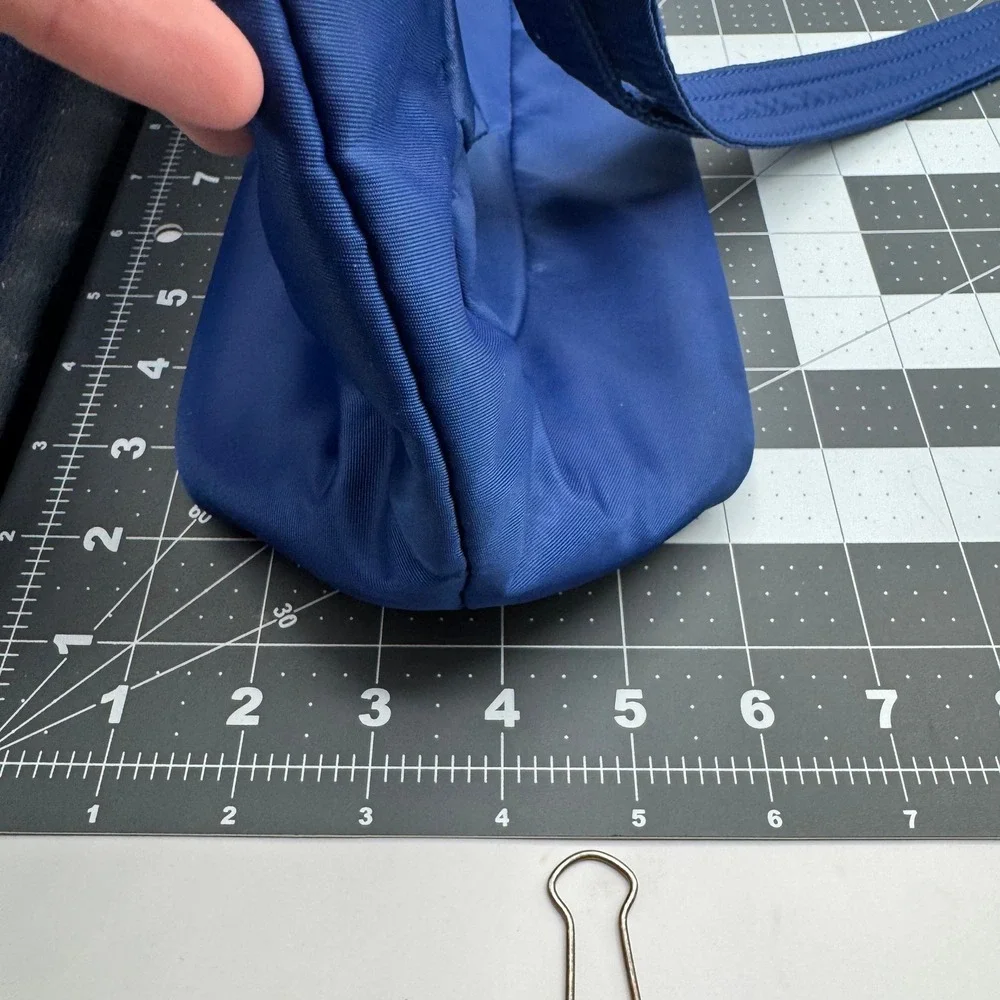 Lug Courier Crossbody Bag Women Medium Cobalt Blue Quilted RFID Travel Tote